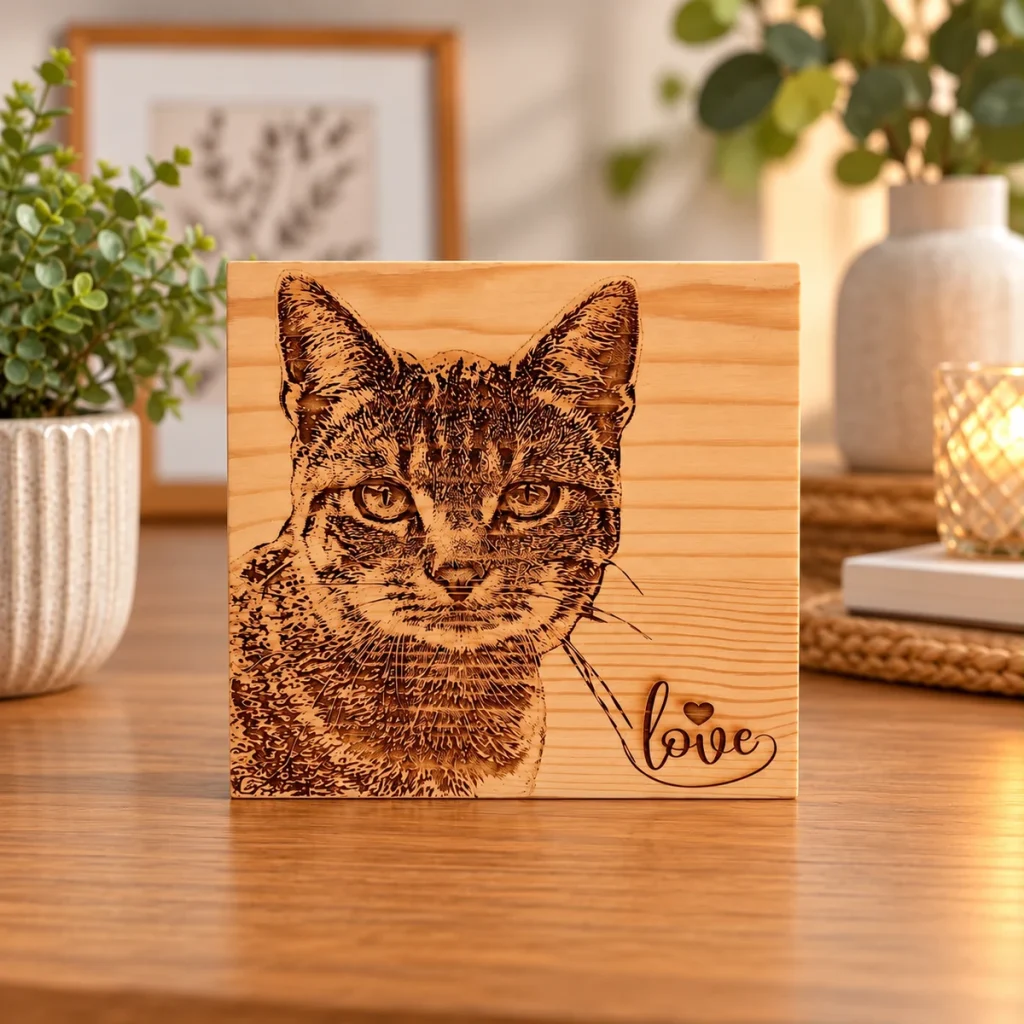 Square Pine Wood