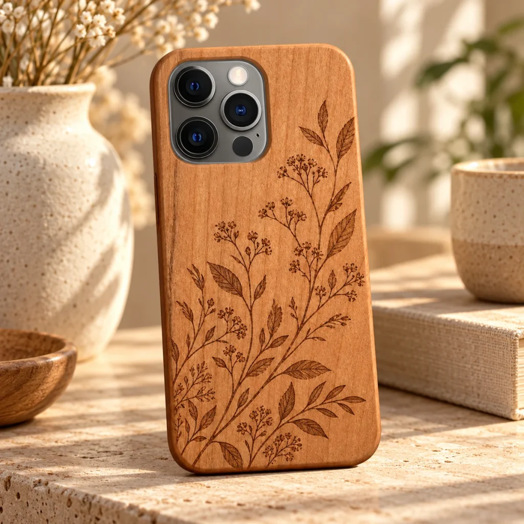 Personalized Wood iPhone Case